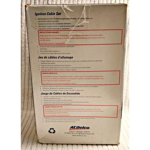 ACDelco Spark Plug Wire Sets 88862020 - Picture 4 of 9